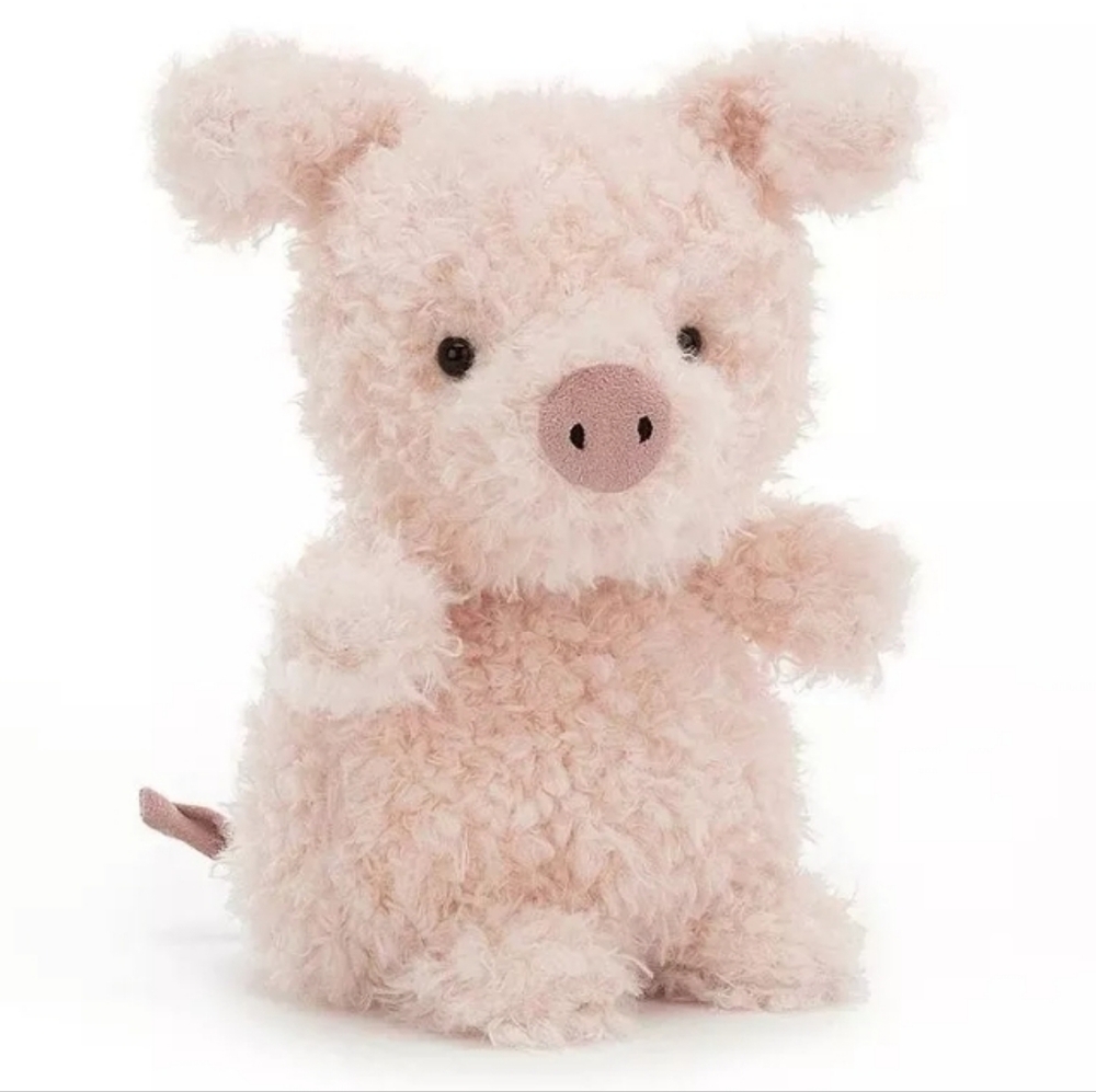 Jellycat Little Pig Soft & Plush 7x4" BNWT Authentic